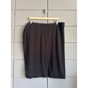 Flax in Motion Knee Length A-Line Stretchy Skirt size L